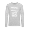 Bakers Gonna Bake Funny Cooking Men's Premium Long Sleeve T-Shirt - heather gray