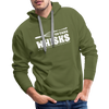 Don't be Afraid to Take Whisks Funny Men’s Premium Hoodie - olive green