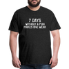 7 Days Without a Pun Makes One Weak Men's Premium T-Shirt - charcoal grey