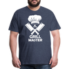 Grill Master BBQ Men's Premium T-Shirt - heather blue