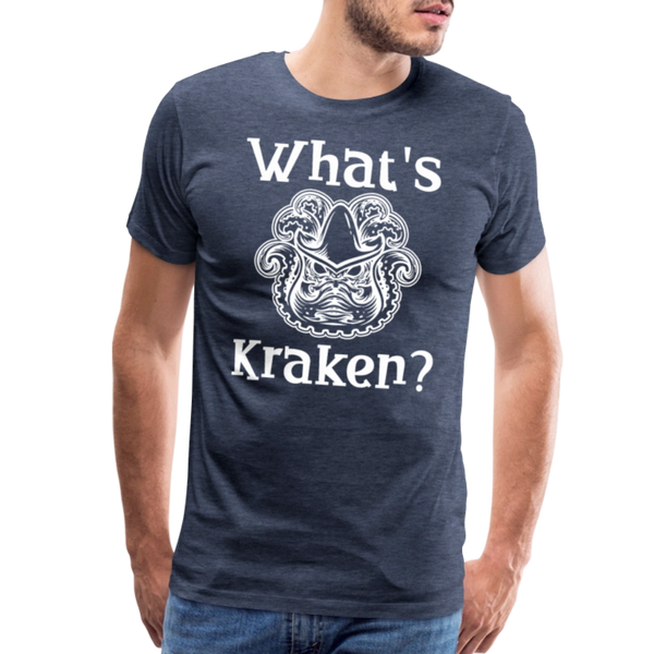 What's Kraken? Men's Premium T-Shirt - heather blue