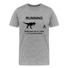 Running Motivation Dinosaur Men's Premium T-Shirt