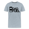 Dad Fuel Funny Coffee Men's Premium T-Shirt