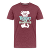 This T-Shirt is Humerus Funny Pun Men's Premium T-Shirt - heather burgundy