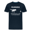 Running Motivation Dinosaur Men's Premium T-Shirt