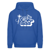 One Fly Dad Fly Fishing Father's Day Men's Hoodie - royal blue