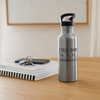 I Tell Dad Jokes Periodically Water Bottle - silver