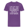 I Don't Have Ducks or a Row...Men's Premium T-Shirt - purple