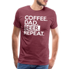 Coffee. Dad. Beer, Repeat. Funny Men's Premium T-Shirt