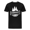 Sawdust is Man Glitter Men's Premium T-Shirt - black