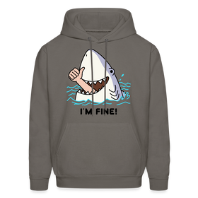 I'm Fine Shark Men's Hoodie