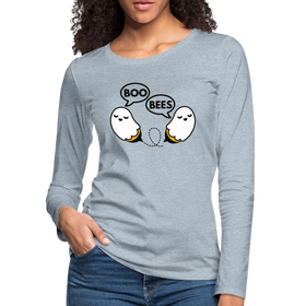 Boo Bees Funny Halloween Women's Premium Long Sleeve T-Shirt