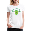 Lettuce Romaine Calm! Salad Food Pun Women’s Premium T-Shirt