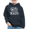 Little Mother Hugger Funny Kids‘ Premium Hoodie - navy