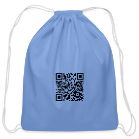 Rick Astley - Rick Roll QR Code Cotton Drawstring Bag