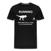Running Motivation Dinosaur Men's Premium T-Shirt