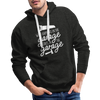 What Happens in the Garage Stays in the Garage Men’s Premium Hoodie - charcoal grey