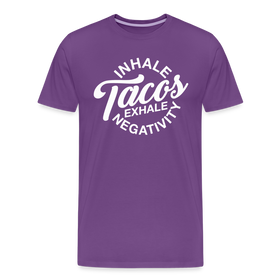 Inhale Tacos Exhale Negativity Men's Premium T-Shirt