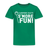 Camper's Have S'More Fun! Funny Camping Toddler Premium T-Shirt - kelly green
