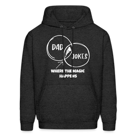 Dad Jokes Where the Magic Happens Funny Men's Hoodie