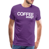 Funny Coffee ASAP! Men's Premium T-Shirt - purple