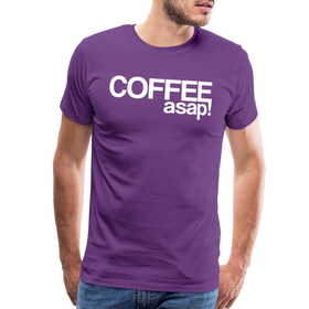 Funny Coffee ASAP! Men's Premium T-Shirt