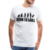 Born To Grill Evolution BBQ Men's Premium T-Shirt