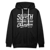 Sloth Running Team Champion Men’s Premium Hoodie - charcoal grey