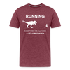 Running Motivation Dinosaur Men's Premium T-Shirt