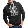 Life Begins After Coffee Men’s Premium Hoodie - black