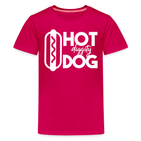 Hot Diggity Dog Funny Grilling Kids' Premium T-Shirt