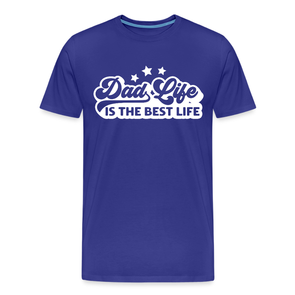 Dad Life is the Best Life Men's Premium T-Shirt - royal blue