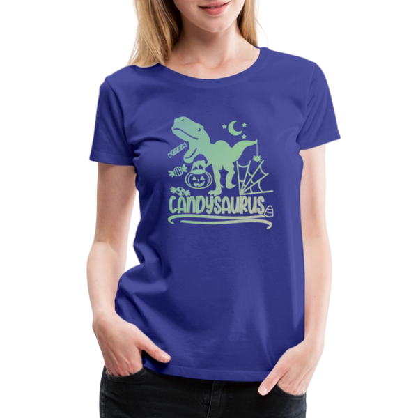 Candysaurus T-Rex Halloween Women’s Premium T-Shirt - royal blue