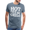 Hot Off The Grill Men's Premium T-Shirt - steel blue