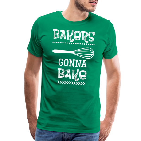 Bakers Gonna Bake Funny Cooking Men's Premium T-Shirt - kelly green