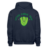 Lettuce Romaine Calm! Food Pun Gildan Heavy Blend Adult Hoodie - navy