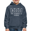 BOO the Elements of Surprise Dad Jokes Halloween Kids‘ Premium Hoodie - heather denim