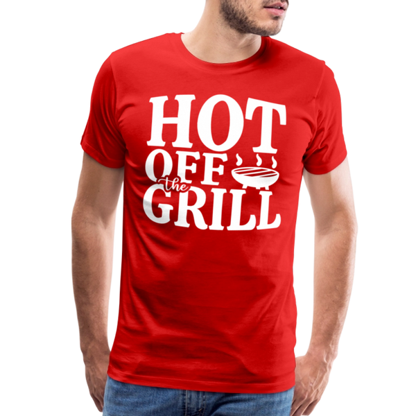 Hot Off The Grill Men's Premium T-Shirt - red
