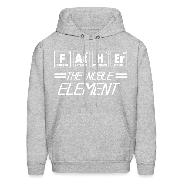 FATHER The Noble Element Periodic Elements Heavy Blend Adult Hoodie - heather gray