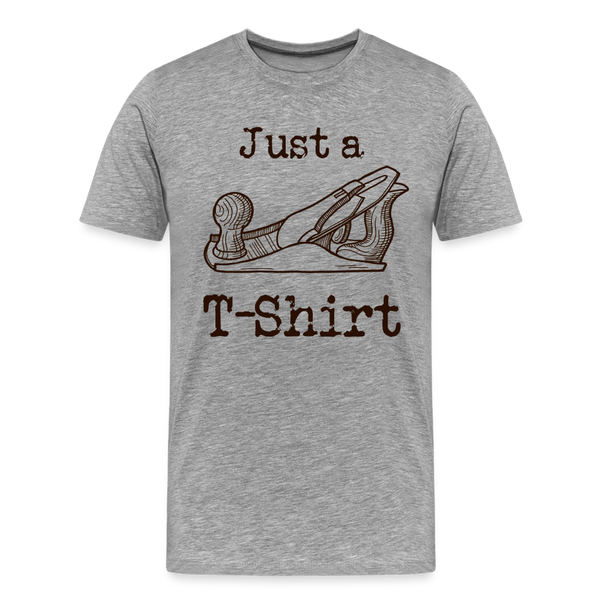 Just a Plane T-Shirt Men's Premium T-Shirt - heather gray