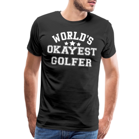World's Okayest Golfer Men's Premium T-Shirt