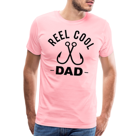 Reel Cool Fish Hooks Dad Fishing Men's Premium T-Shirt