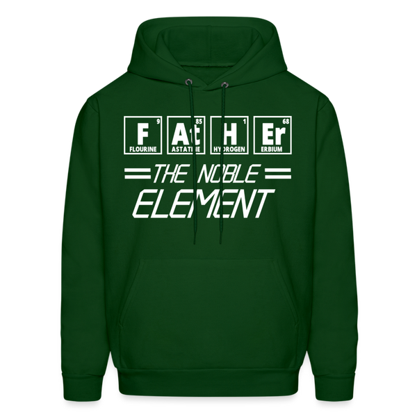 FATHER The Noble Element Periodic Elements Heavy Blend Adult Hoodie - forest green