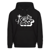 One Fly Dad Fly Fishing Father's Day Men's Hoodie - black