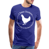 Chicken Tender Funny Men's Premium T-Shirt - royal blue