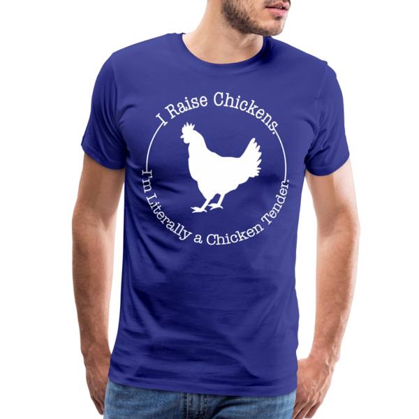 Chicken Tender Funny Men's Premium T-Shirt - royal blue