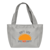 Isn't Life SpecTacolar?!? Funny Taco Food Pun Lunch Bag - light gray