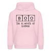 Boo the Element of Surprise Dad Jokes Halloween Men's Hoodie - pale pink