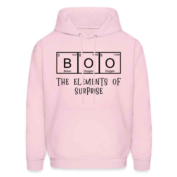 Boo the Element of Surprise Dad Jokes Halloween Men's Hoodie - pale pink