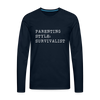 Parenting Style: Survivalist Men's Premium Long Sleeve T-Shirt - deep navy